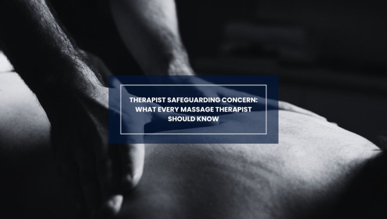 Therapist Safeguarding Concern